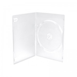 Caixa DVD 7mm Single Transparente